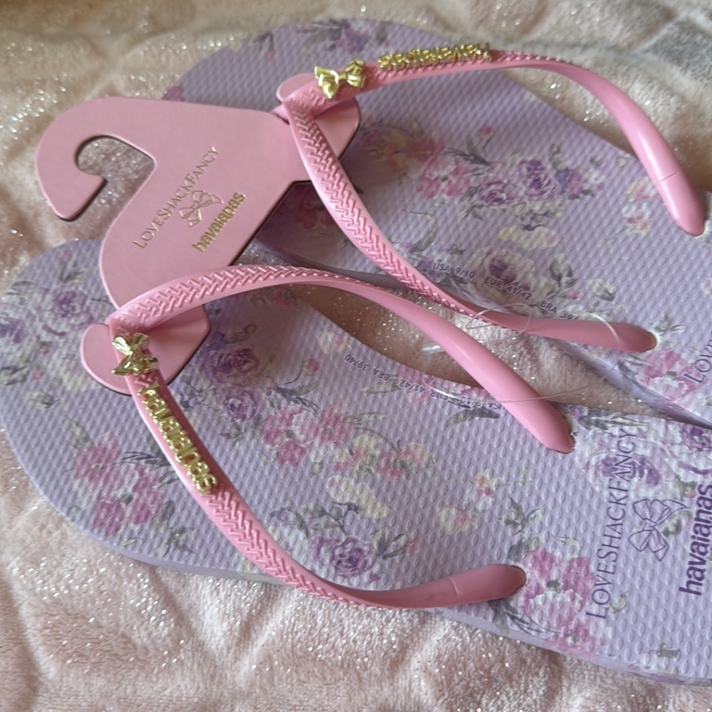 LoveShackFancy x Havaianas Sandals size 9/10 - Picture 4 of 7